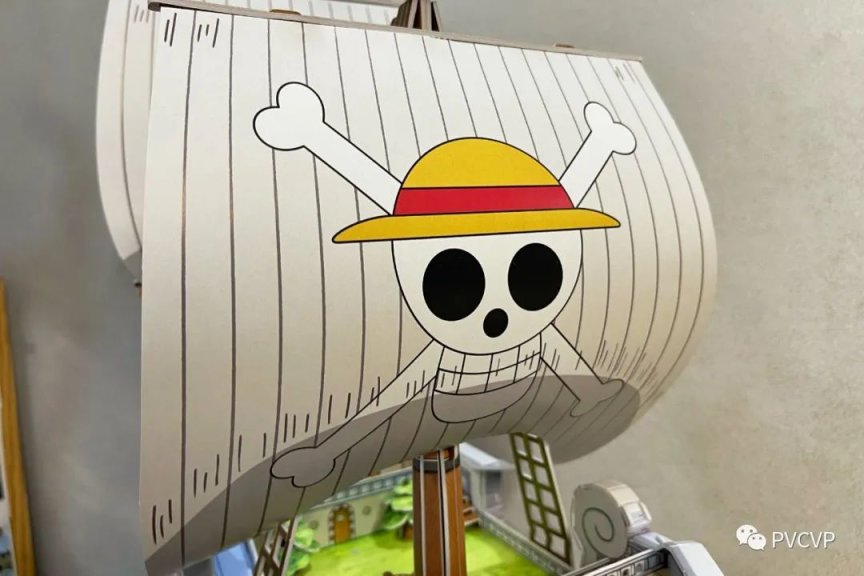 【周邊專區】我拼了《海賊王》紙質拼裝模型船，玩久了塑料覺得紙板還挺有意思-第39張