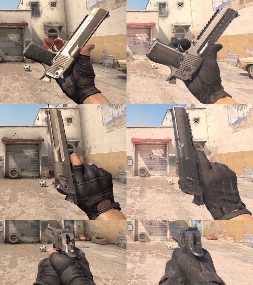 【CS:GO】CS2武器模型对比报告(第二期 手冲篇)-第3张