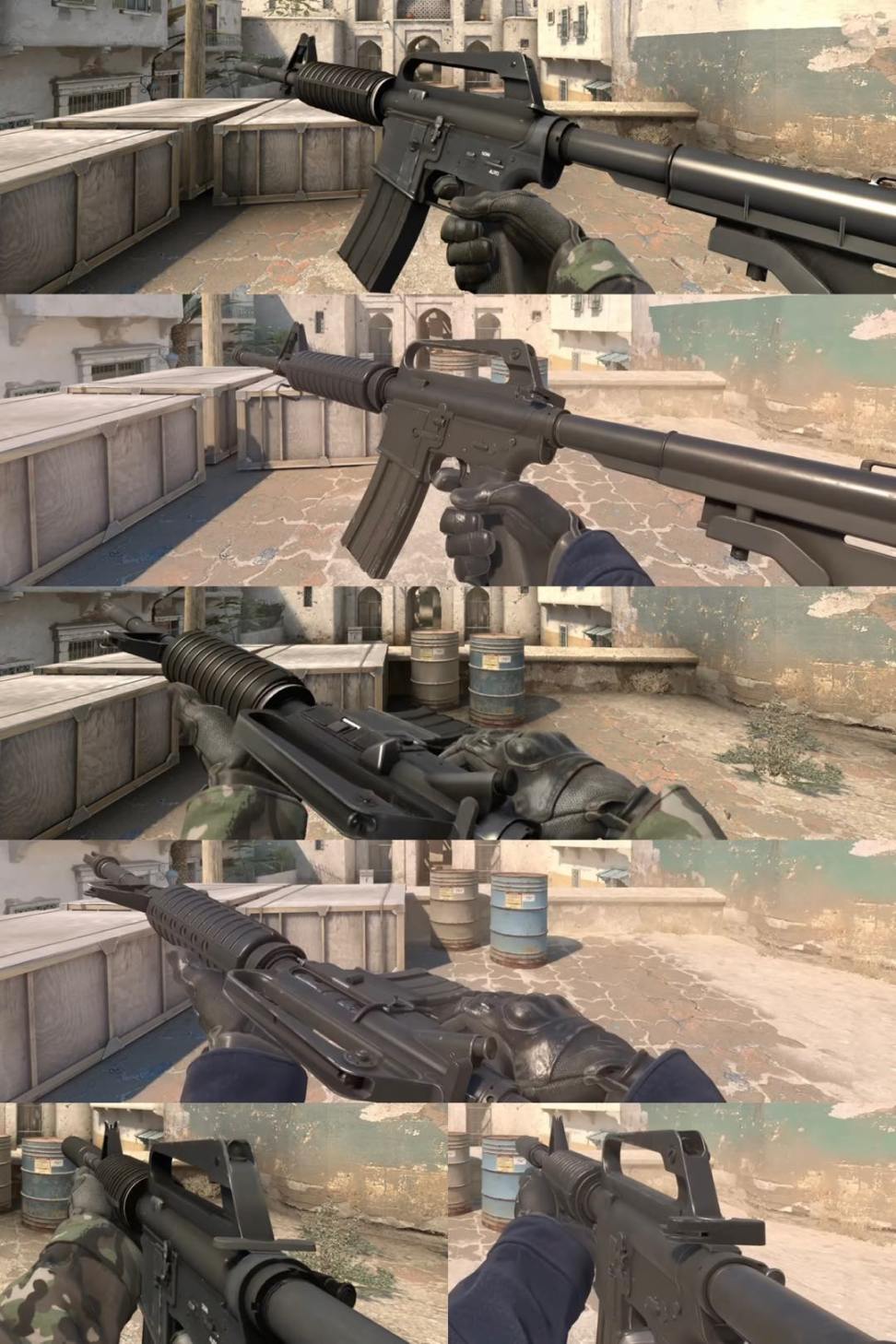 【CS:GO】CS2武器模型对比报告(第一期 步枪篇)-第2张