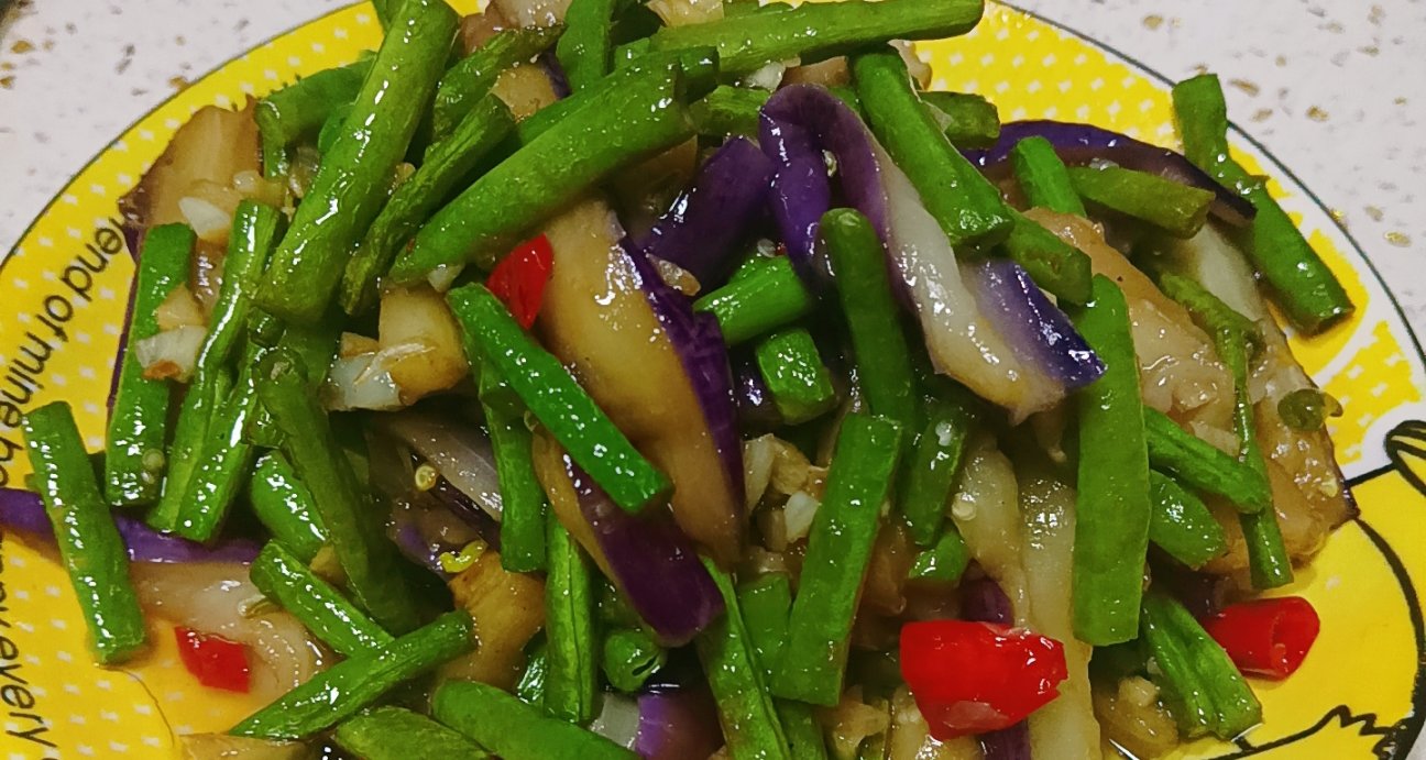 素菜  豆角燒茄子