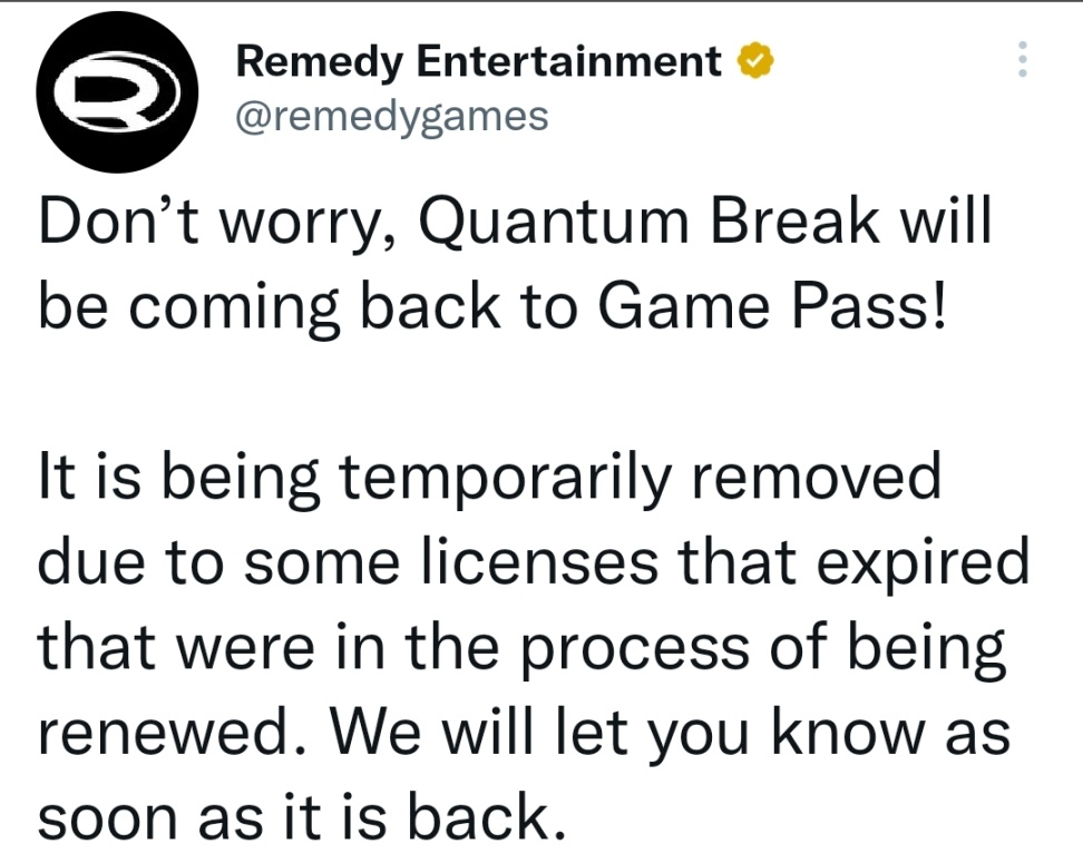 《量子破碎》现已暂时性在Steam停售下架-第2张