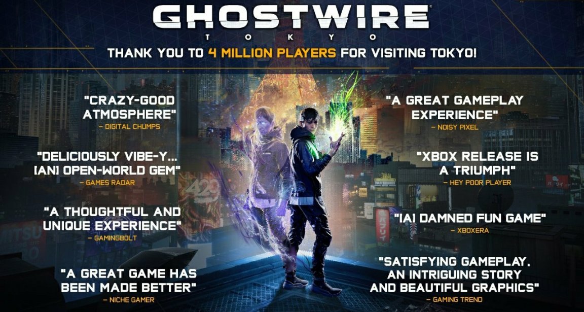 《幽靈線:東京》玩家數突破400萬.