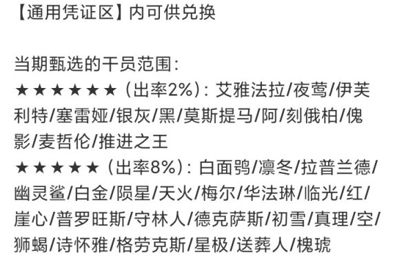 【明日方舟】建议鹰角以后出一个限定甄选卡池！把全六星限定塞进去！-第1张