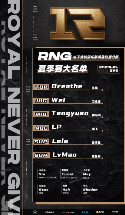 【英雄聯盟】LNG、RNG官宣夏季賽大名單！一個史詩級加強，一個有待觀察-第3張