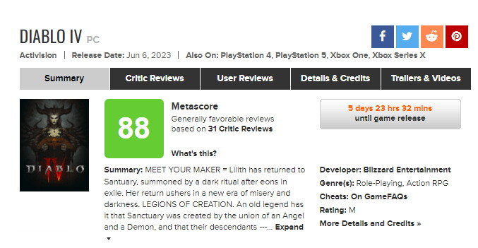 《暗黑破壞神4》評分解禁，IGN評分：9分-第2張