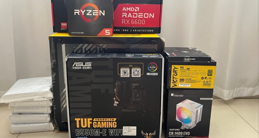 3k預算打造一臺性能12400f+6600的AMD ITX主機