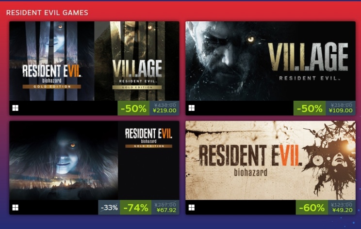 卡普空週年特惠之生化危機篇