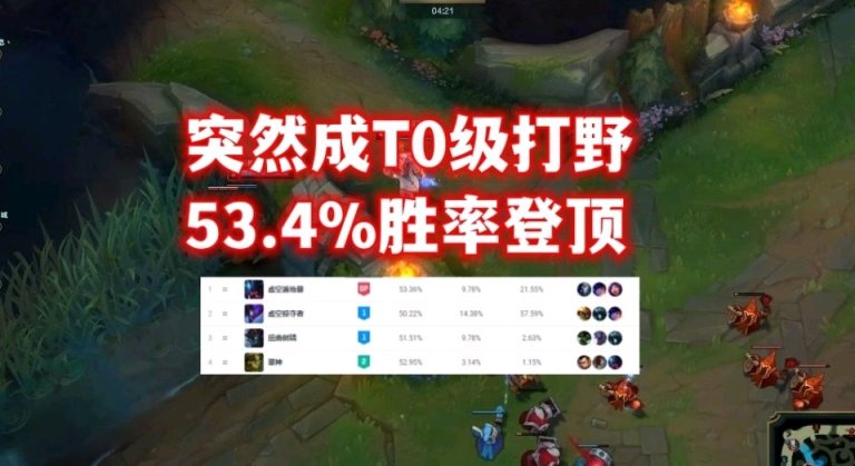 【英雄聯盟】突成T0級打野，53.4%勝率完成登頂，螳螂看到也得繞著走-第2張