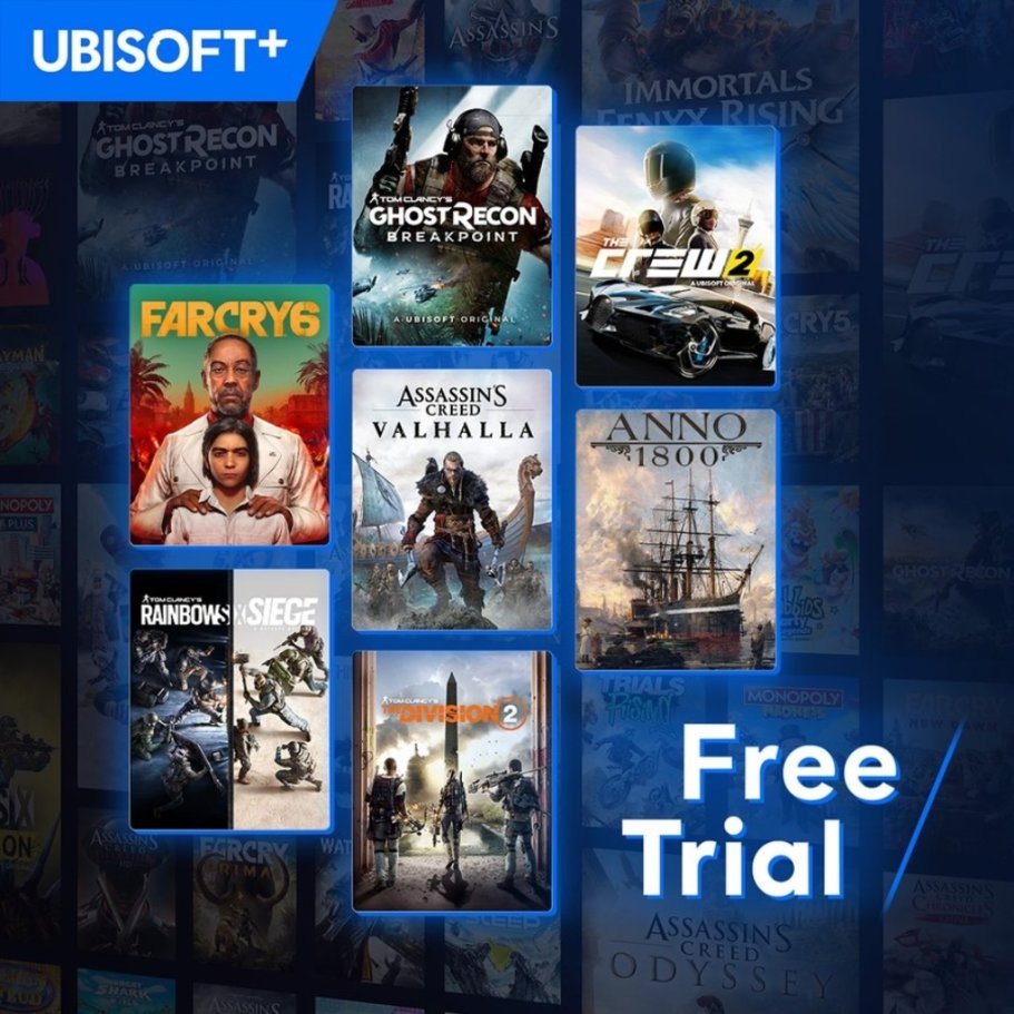 【PC游戏】育碧送福利！Ubisoft+会员免费试用7天-第0张