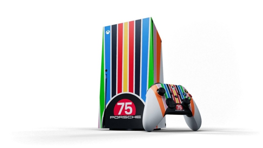 【主机游戏】为纪念保时捷75周年 微软推出75 台xbox限定机-第0张