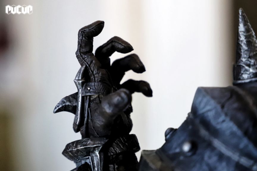 【周边专区】霜之哀伤，饿了...今天分享HEX《炉石传说》授权的巫妖王雕像实拍-第27张