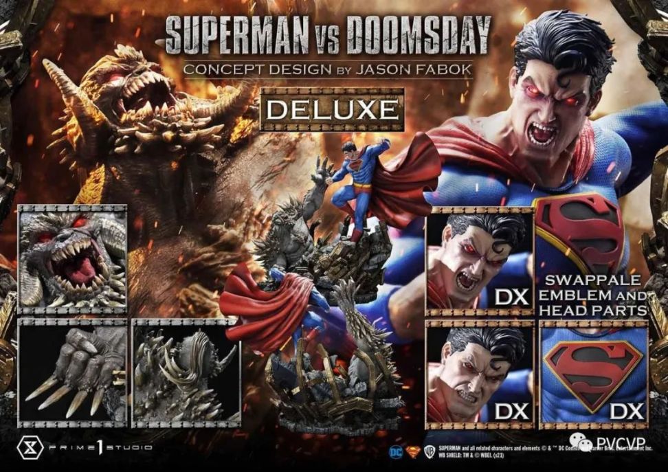 【周边专区】壕有意思，把一万多的超人vs毁灭日改造成one-off的领主超人雕像-第3张