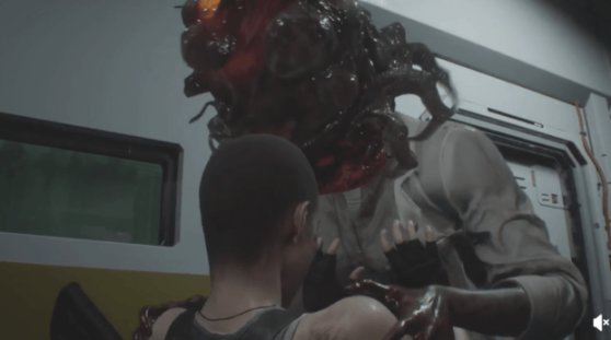 《生化危机3》重制版Bug：怪物骑脸的吉尔变秃头-第1张