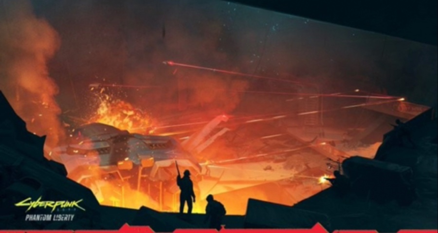 《賽博2077》官方發佈“往日之影”宣傳圖：歡迎來到狗鎮！