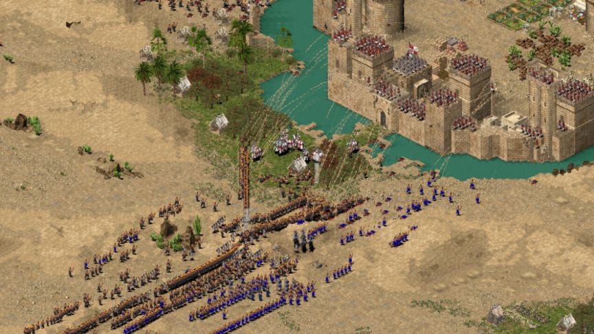 【PC游戏】为了感受冷兵器的魅力，重温了20年前《要塞:十字军东征》-第10张