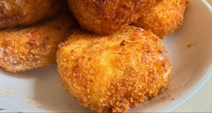 今日菜谱一土豆芝士饼