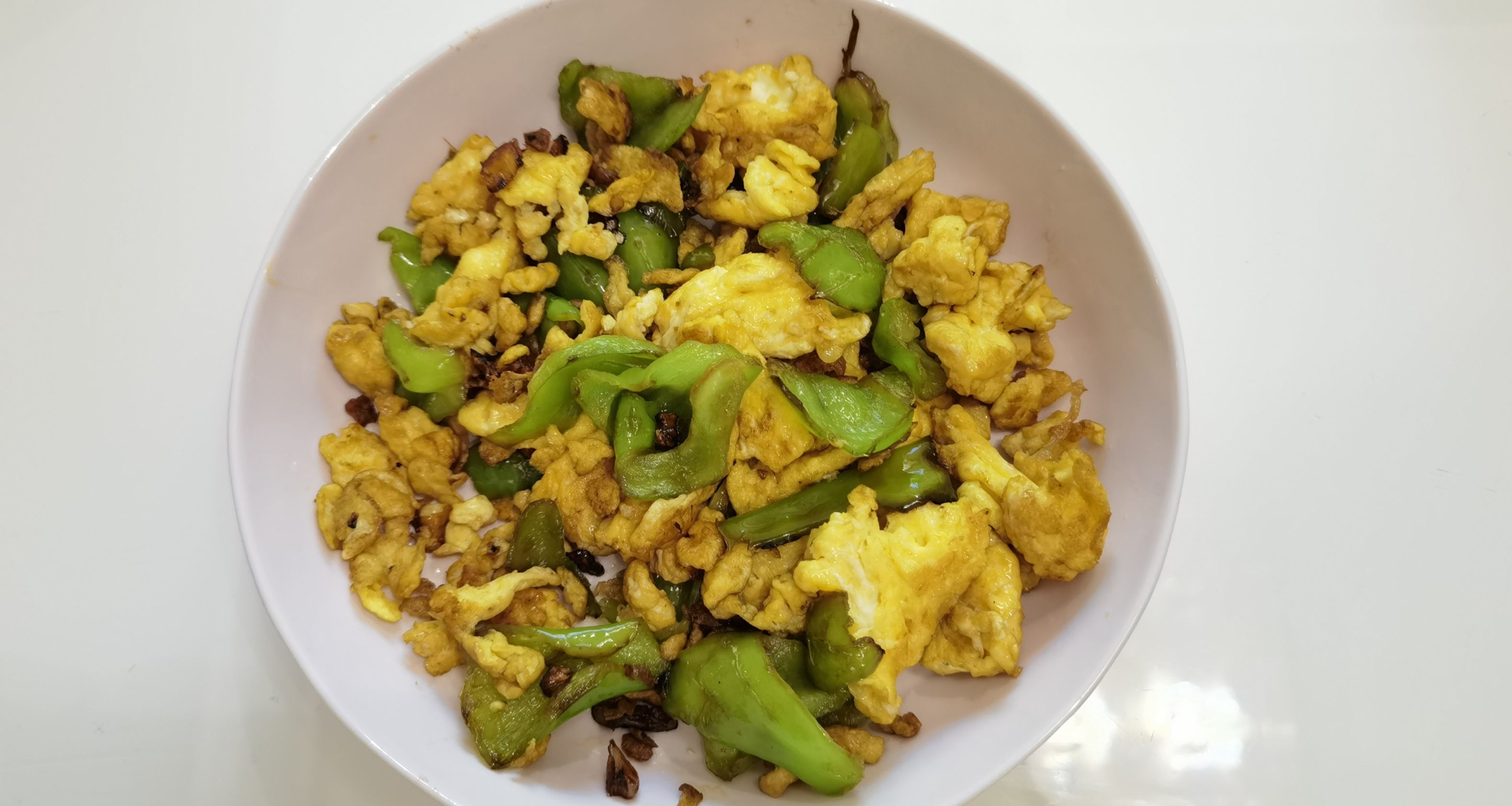 【一人食】#32   青椒雞蛋