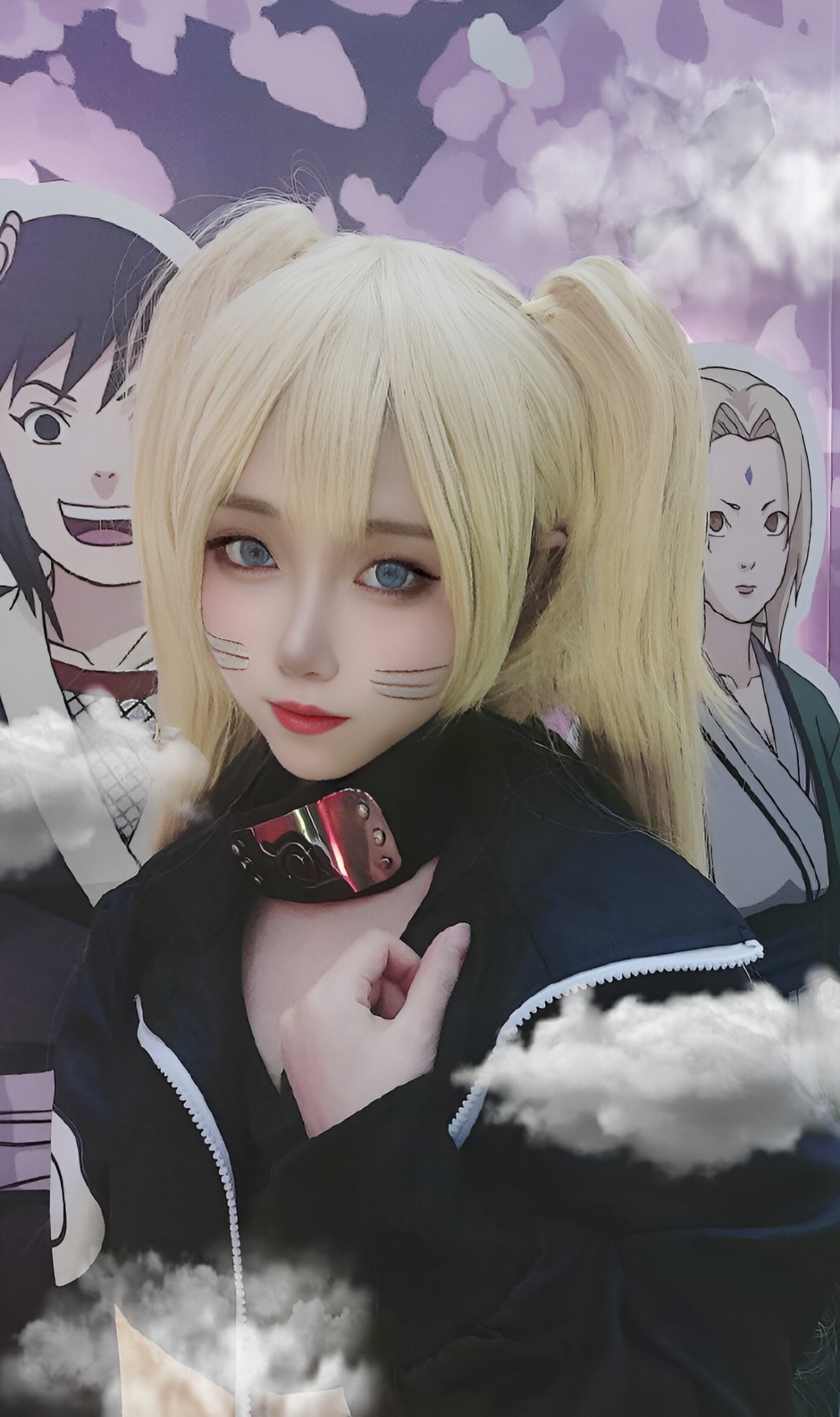 【影視動漫】COSPLAY！漁網裝照美冥，旗袍裝雛田，都敵不過女版鳴人-第11張