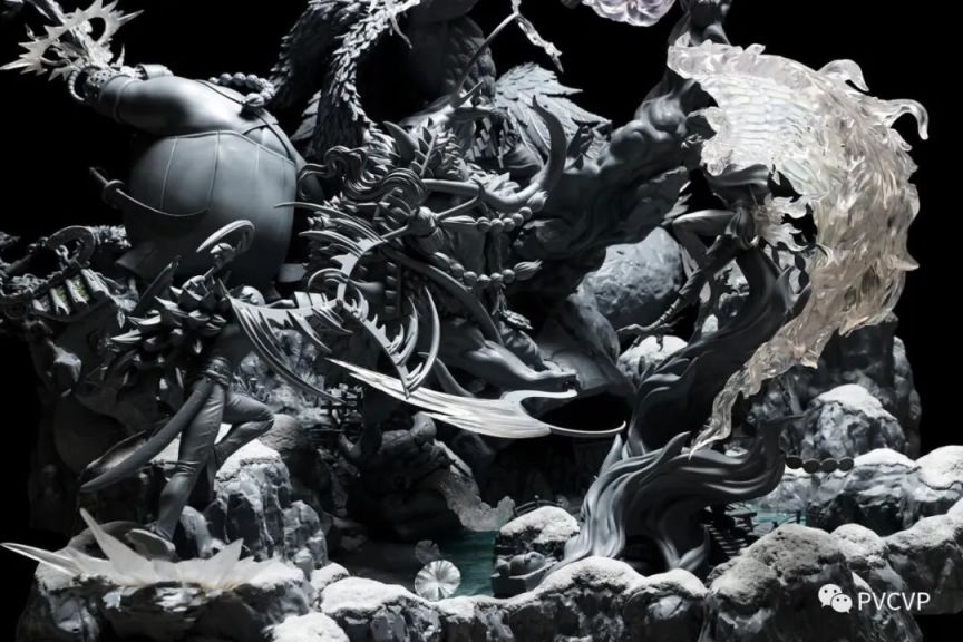 【周边专区】真正的“超巨大”《海贼王》场景雕像！RYU鬼岛大战雕像上色展出-第25张