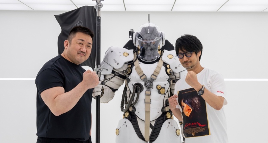 韩国知名演员马东锡参观小岛秀夫工作室