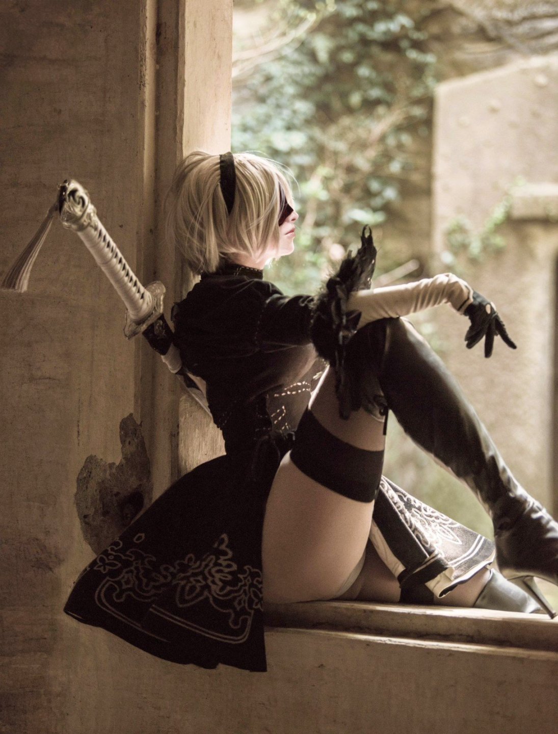 【情投一盒】日本美女COS《尼爾》2B小姐姐 又白又大完美還原-第13張