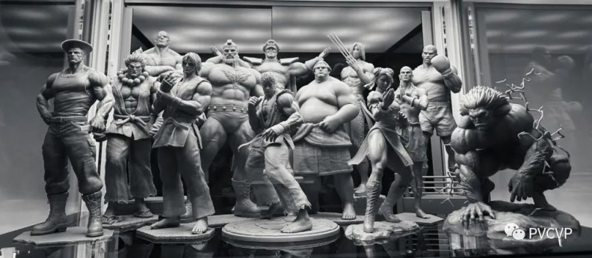 【周边专区】艺术家Ed Pantera把自己制作的街霸角色都3D打印了，摆一起太帅了-第16张