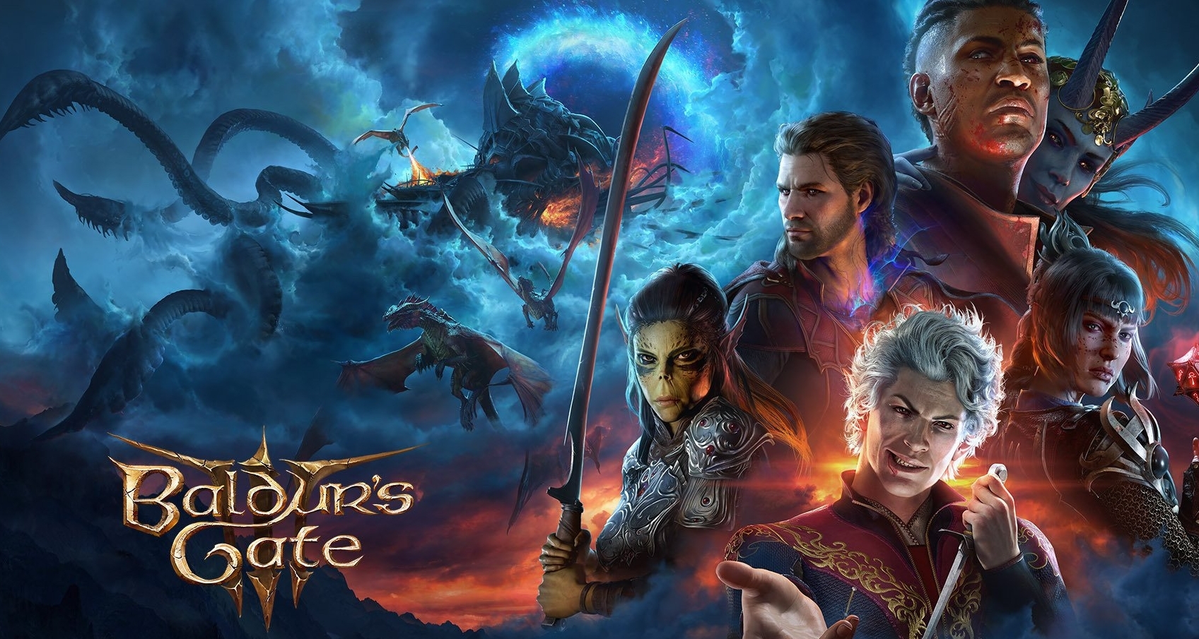 《博德之門3》在線人數突破71萬，成爲steam巔峯在線人數第九高.