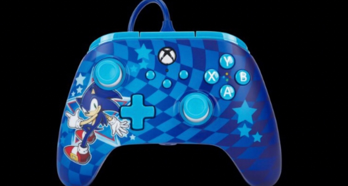 PowerA發佈了一款索尼克主題的藍色xbox手柄