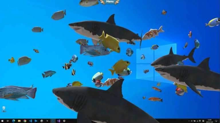 【PC游戏】摸鱼时间到!桌面宠物新游《桌面养鱼》上线steam-第2张