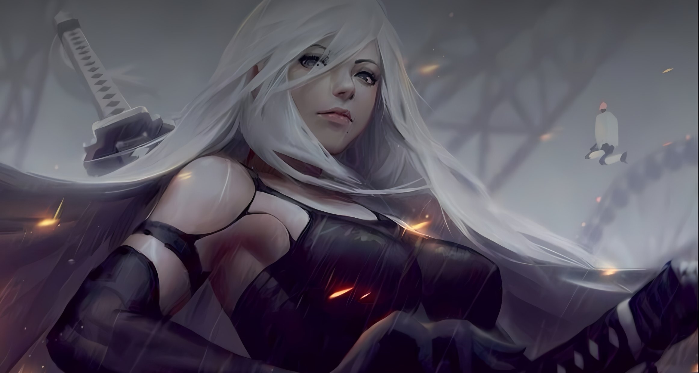 游戏里的美艳反派！看完我选择投降