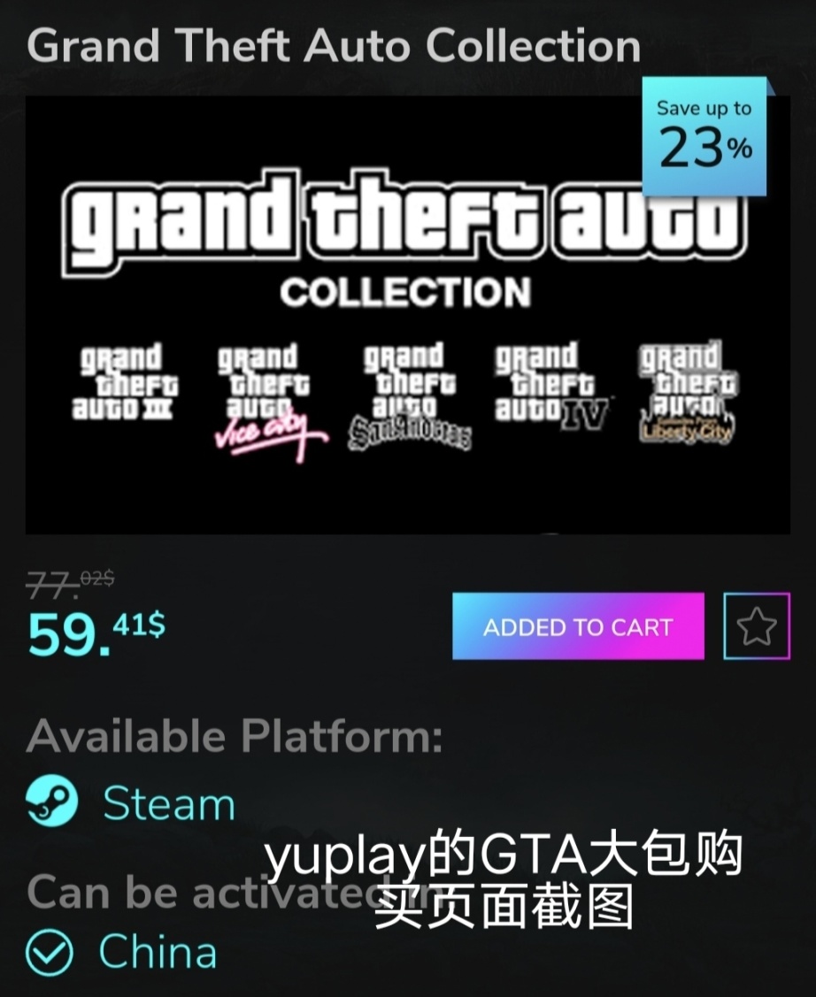 【PC遊戲】如今如何購買獲得GTA1-第5張