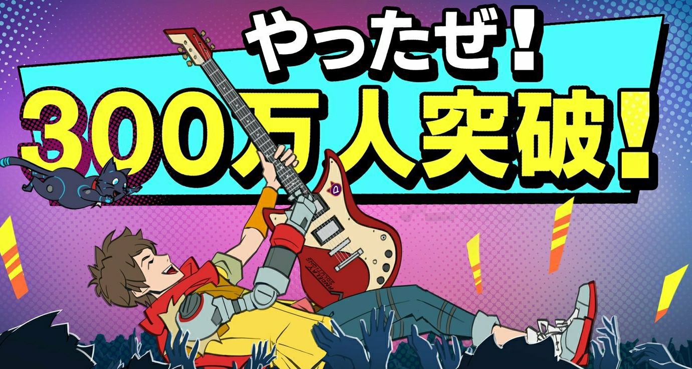 B社动作节奏游戏《 Hi-Fi Rush》总玩家数突破300万 ​