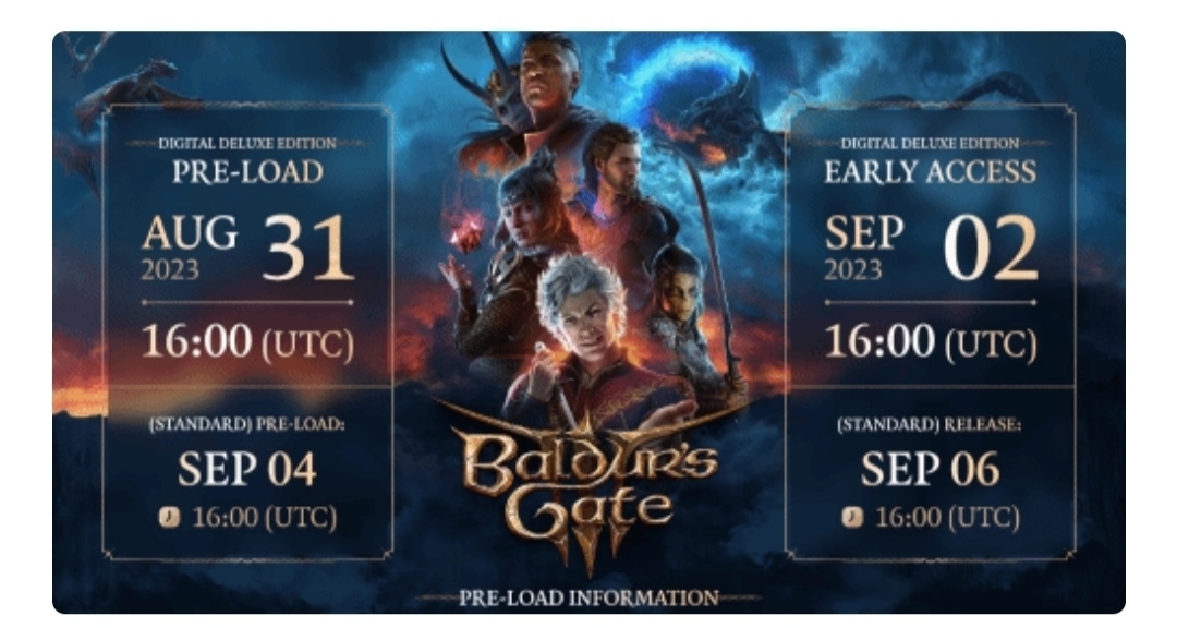 《博德之门3》PS5预载时间公布!