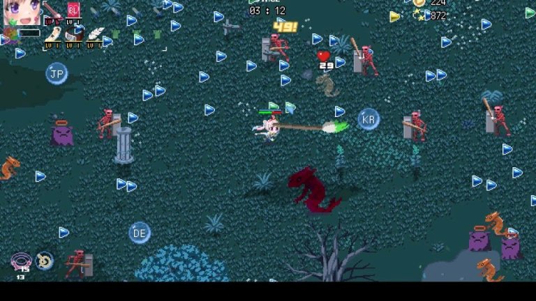 【PC遊戲】可愛滴捏，像素虛擬主播《吸血鬼倖存者》類遊戲上線-第4張