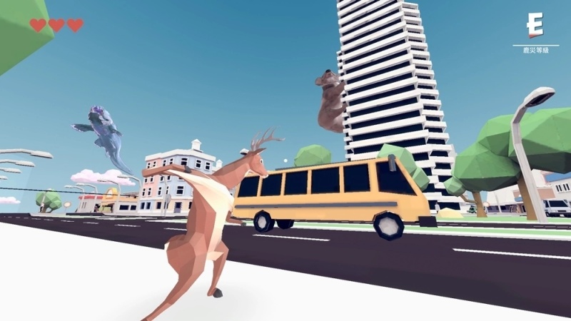 【PC游戏】城市破坏游戏《非常普通的鹿》即将登陆Epic-第1张