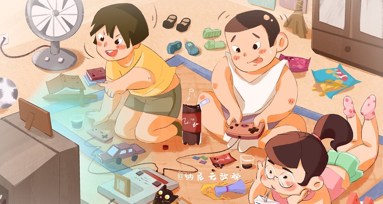 童年像是一場夢，一會兒就夢醒了