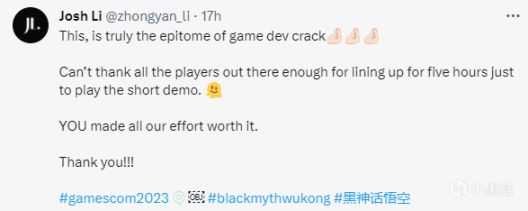 《黑神话》国外掀起热潮！科隆展采访好评一片，官方致谢国外玩家