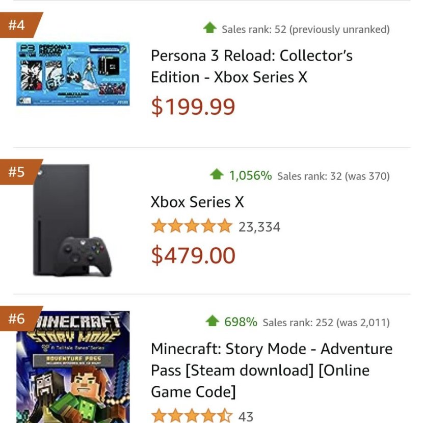 【PC游戏】归功于《星空》，亚马逊上的XSX销量暴增十倍！