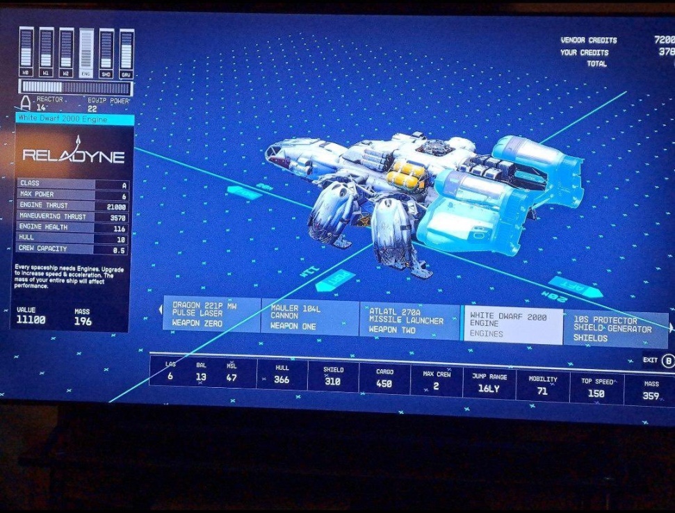【PC遊戲】星空可以完全自由設計塗裝自己的飛船-第5張