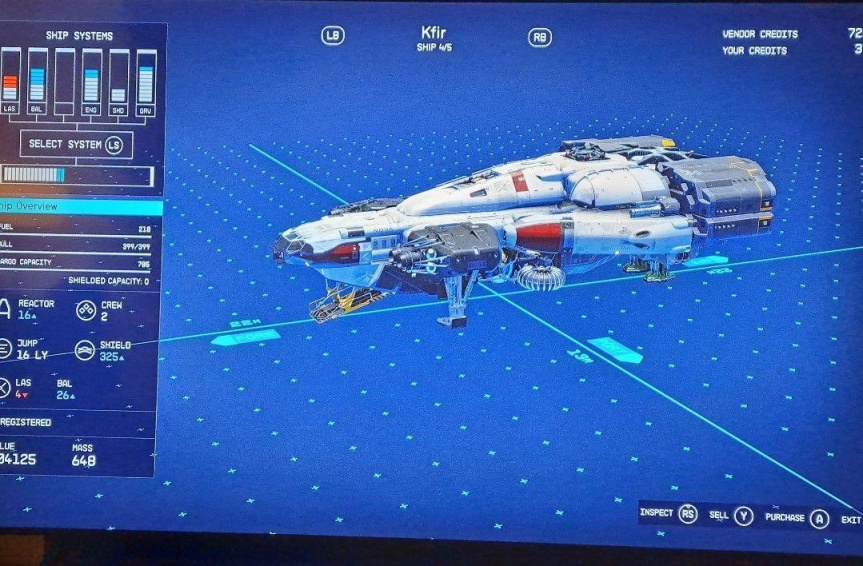 【PC遊戲】星空可以完全自由設計塗裝自己的飛船-第1張
