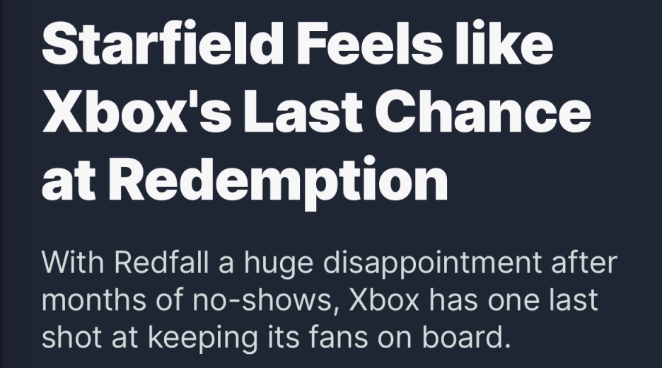 《星空》褒姒？IGN編輯曾稱其為拯救Xbox的最後一根稻草