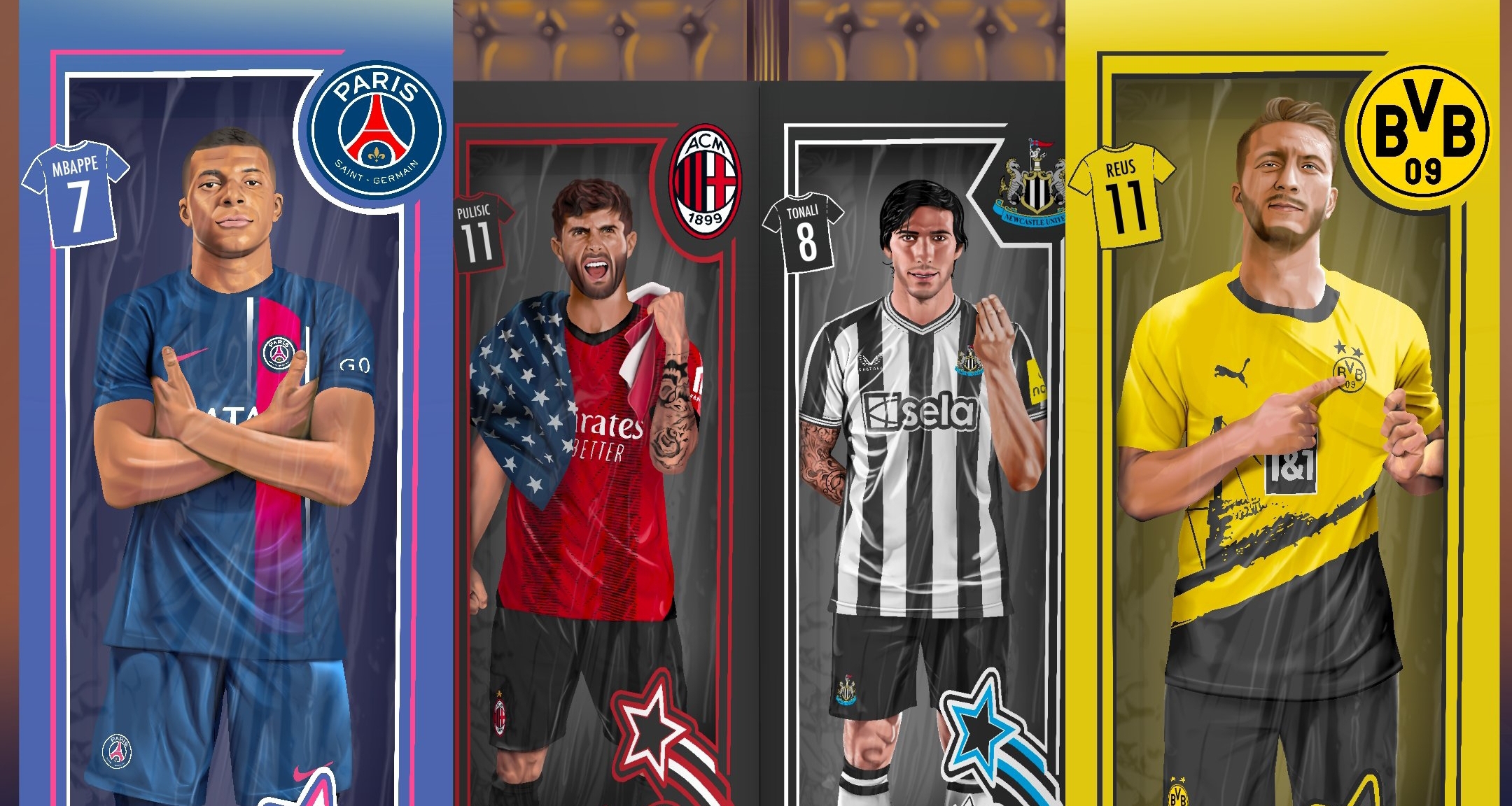 歐冠重燃戰火，你更看好哪一支球隊？