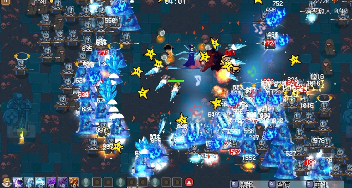 類吸血鬼倖存者割草爽遊《命運英雄》已正式上線 首發僅需12元