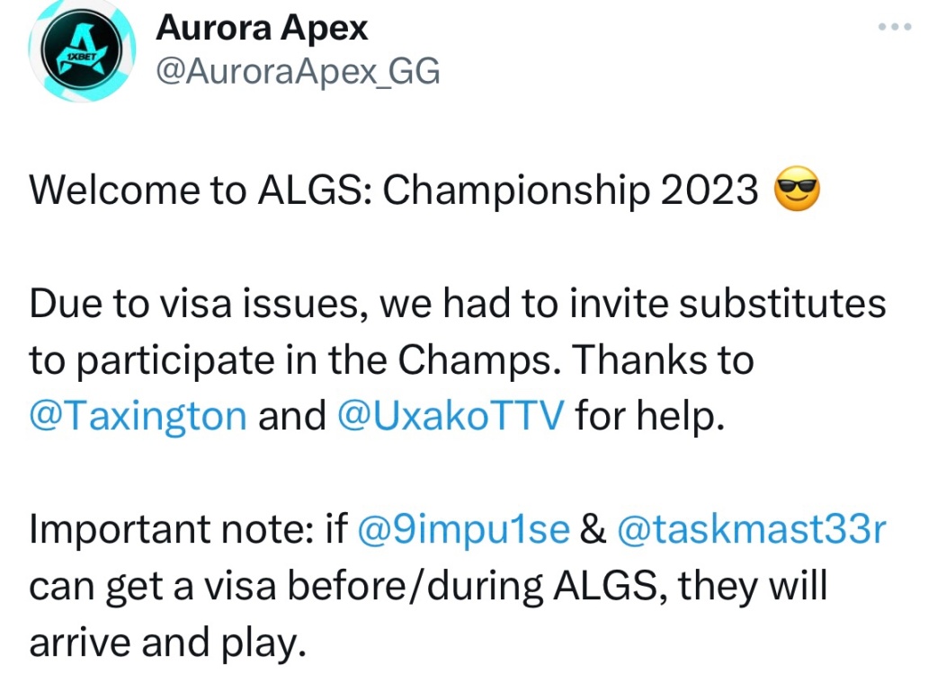 【Apex 英雄】[ALGS冠军赛] 主机配置降级 官方线下周边店 各队选手设备-第5张