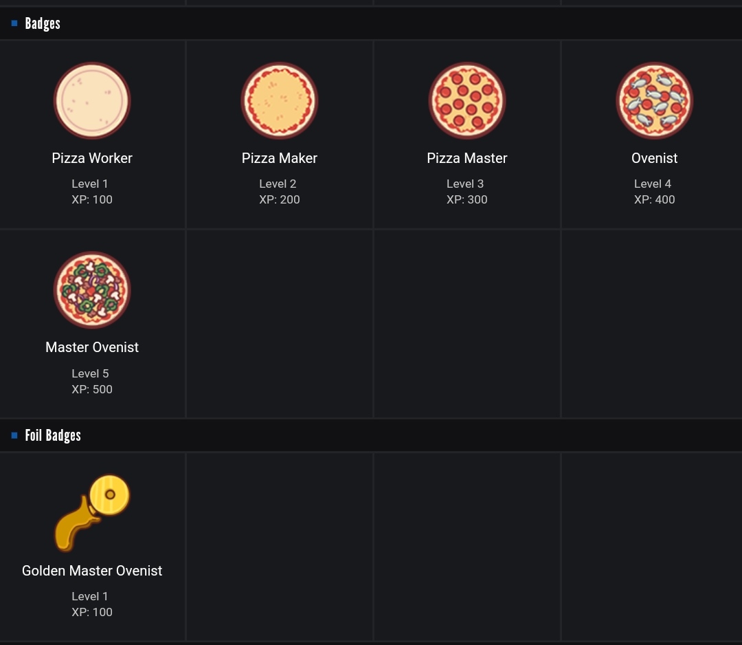【球盟会】Steam徽章推荐第十一弹 珍馐美馔篇