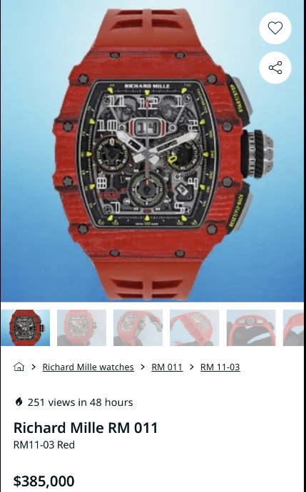 【英雄聯盟】Karsa新腕錶：價值279萬元！四款腕錶合計價值835萬-第1張