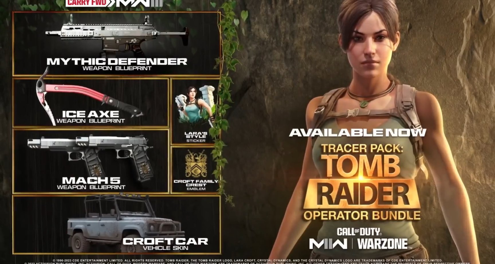 使命召唤联动古墓丽影