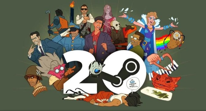 【PC遊戲】Steam慶祝平臺推出20週年 活動特賣頁面上線-第0張