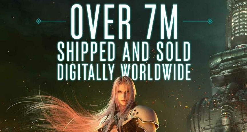 《最终幻想7 重制版》全球累计销量已经突破700万套 ​​​