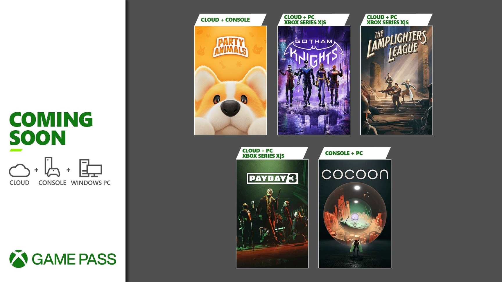 【Xbox】五款游戏四款首发！收获日3哥谭骑士！九月下旬XGP入库公布-第0张